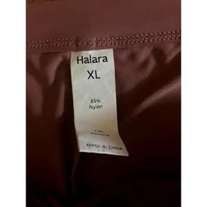 HALARA High Waisted Tie Front PANTS OR JUMPSUIT Size XL Light Rose Red thumbnail 5