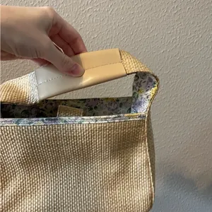 Vintage Victoria’s Secret Woven Floral Bag thumbnail 6