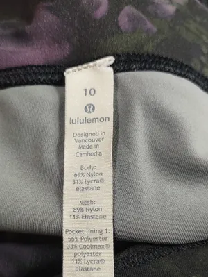 Lululemon Athletica FrozenTrained Multi Wunder Under athletica High-Rise Floral thumbnail 8