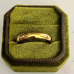 Classic 18K Yellow Gold Plated Wedding 2mm Band Ring Size 12 thumbnail 1