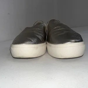 Birdies Swift Gold Metallic SlipOn Leather Sporty Preppy Cushion Sneakers Size 8 thumbnail 11