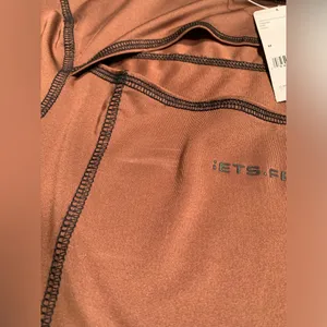 NWT BDG urban outfitters iets frans Brown Long Sleeve Top thumbnail 2
