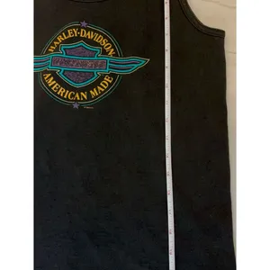 Vintage Harley Davidson Tank Top USA Made Charlotte NC Small 90s thumbnail 8