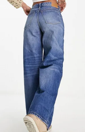 Weekday ASOS Ample Low Rise Baggy Jeans thumbnail 4