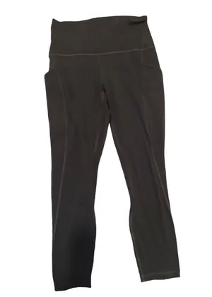 Align High Rise Crop with Side Pockets 23" Gray Size 6 LW6BKKS Damage thumbnail 1