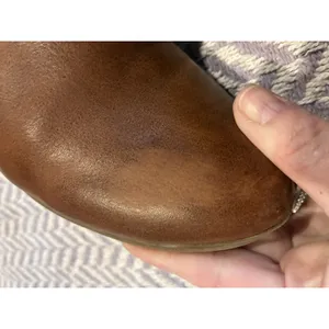 Frye & Co Italia Brown Ankle Boots Womens Size 9M Side Zip Block Heel Booties thumbnail 15