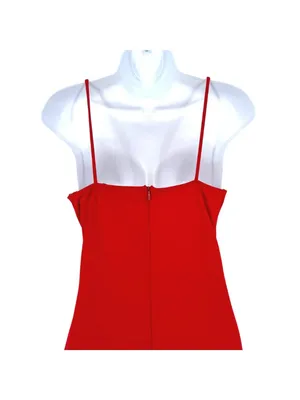 the Vintage Shop Red Plunge Cutout Bodycon Mini Dress Size Small Baddie Clubwear thumbnail 6