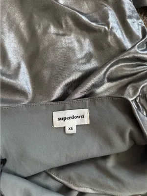 superdown Mini Dress Silver Glitter thumbnail 3