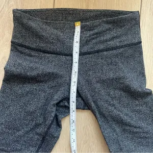 Lululemon Wunder Under Pant III Heathered Herringbone Heathered Black Size 6 thumbnail 11