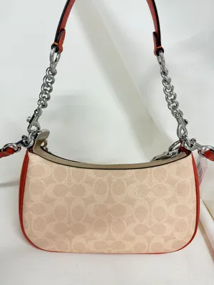 coach Teri Shoulder Bag In Signature Canvas cv933 thumbnail 2