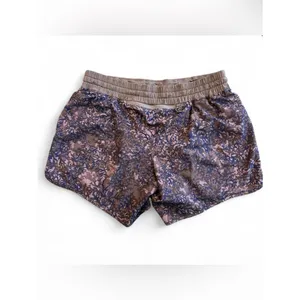 Patagonia Women's Nine Trails Shorts Mauve Purple Camo Small thumbnail 3
