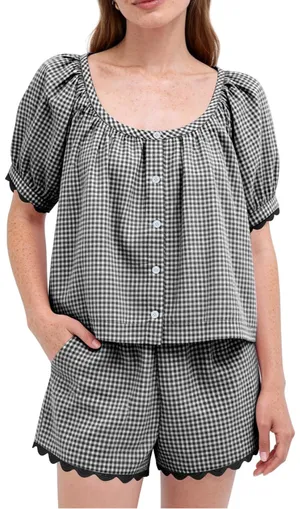 Amazon Gingham Two-Piece Set thumbnail 1