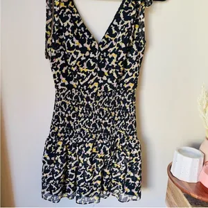 Amanda uprichard zita leopard print mini dress M thumbnail 7