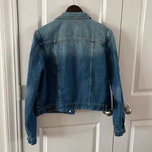 Carly Jean Los Angeles Fletcher Blue Jean Jacket Women’s XL thumbnail 6