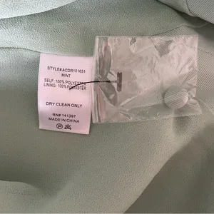 Astr Jodie Dress Mint Size Medium Asymmetrical Crisscross Strap Keyhole Wedding thumbnail 8