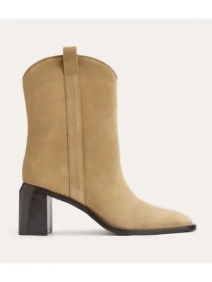 Everlane $298 The Outlaw Suede Cowboy Western Boot in Sand Size 6.5M thumbnail 6
