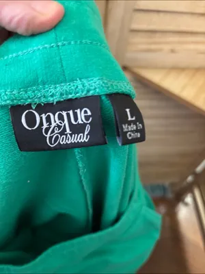 Onque Casuals French Terry Pull-On Capri Pants Large thumbnail 4