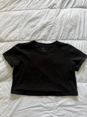 Urban Outfitters Black Crop Top thumbnail 4