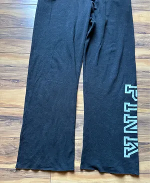 Victoria Secret Pink Black Sweatpants thumbnail 3