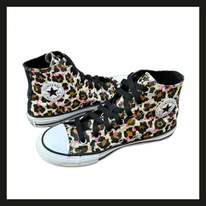 Converse Chuck Taylor All Star Pixel Leopard High Top Shoes Junior 5 Women’s 7 thumbnail 13