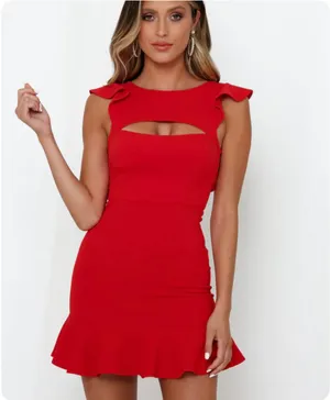 Hello Molly Dress Mini Red thumbnail 2