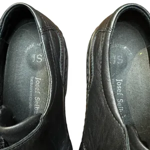 Josef Seibel Shoes Womens Size 8 Black Leather Mary Jane Slip On Comfort Walking thumbnail 3