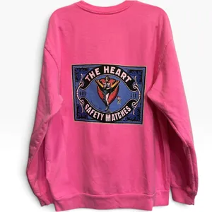 Boys Lie Perfect Match Oversized Graphic Sweatshirt Pink One Size Cotton thumbnail 3