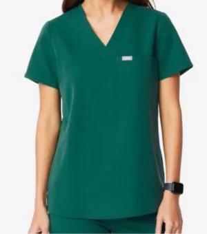 FIGS Hunter green Scrub Set Catarina top and Livingston pants limited edition thumbnail 12