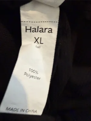 HALARA Black Women’s Corduroy Joggers Size XL Tall - C45-046 thumbnail 2