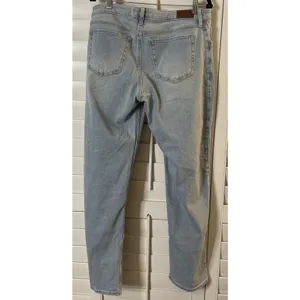 Hollister Womens 13R Curvy Low-Rise Dad Jean Light Blue Distressed‎ Stretch NEW thumbnail 2