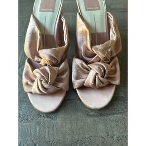 NWT Dolce Vita Women's Slide Blush High 3" Heel Sandals Size 7 thumbnail 8