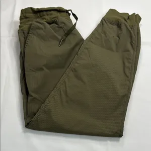 ZYIA Green Elastic Waist Joggers with Cuffed Ankles thumbnail 2