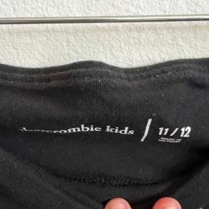 Abercrombie & Fitch Black Logo Flare Leggings Y2K 2000s Stretch Lounge Pants XS‎ thumbnail 3