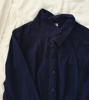 Blue button down oversized Size XL thumbnail 1