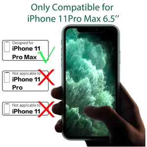 iPhone 11 Pro Max Clear Phone Case White thumbnail 3