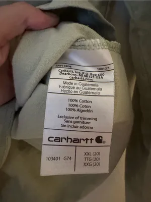 Carhartt Long-Sleeve Crewneck Tee in Light Sage with Sleeve Logo thumbnail 4