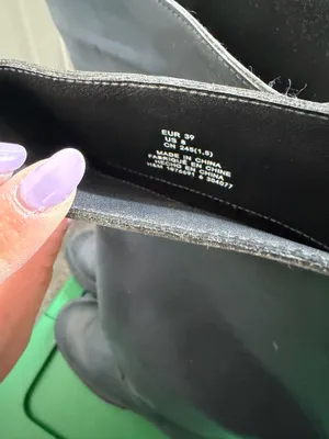 H&M Black Faux Leather Tall Boots thumbnail 8