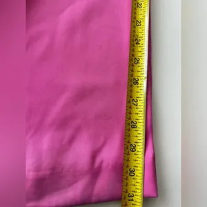 Saskia High Rise Wide Leg Satin Trouser Pants light pink S thumbnail 5