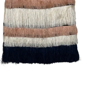 Ann Taylor Women's‎ Tiered Fringe Tank Top Striped Flapper Retro Mod Size Small thumbnail 5