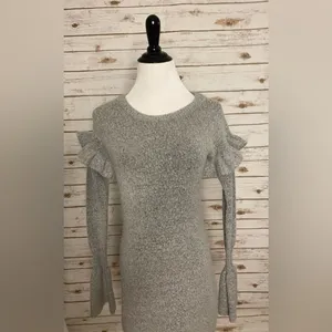 Romeo & Juliet Couture ruffle sleeve sweater dress thumbnail 2