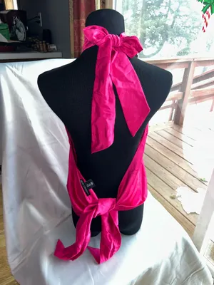 Sincerely Jules Hot Pink Halter thumbnail 3