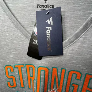 Fanatics NFL Women's Gray V-Neck Tee style#TA09 082752063 thumbnail 3