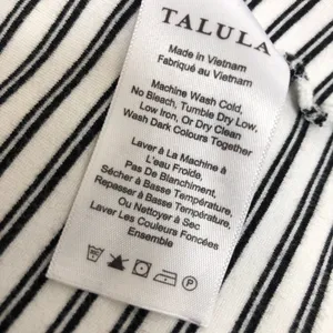 Aritzia Talula Black Stripe Crop Top Tank XS thumbnail 6