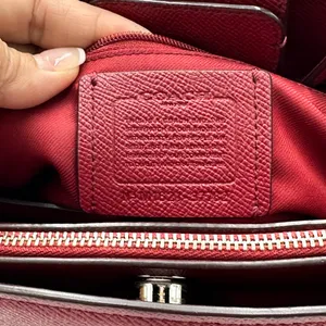 Coach Turnlock Carryall 29 Red Wine thumbnail 7