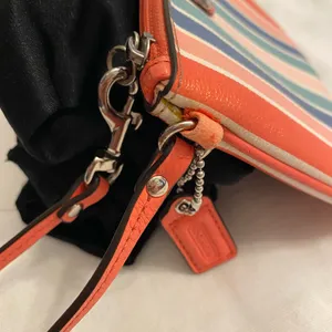 Coach Peyton Multistripe Medium Wristlet | Sweet and Saucy thumbnail 7