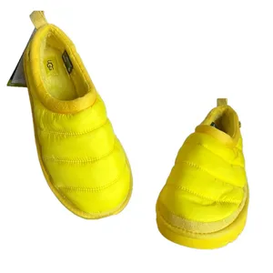 Ugg NEW Women's Tasman LTA Canary Yellow Puff Slippers Size 10 #094 thumbnail 1