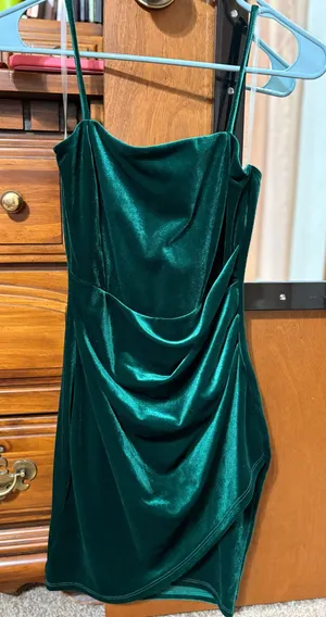 Emerald Green Windsor Dress thumbnail 1