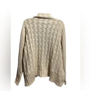 NEW Sunday in Brooklyn Open Front Cardigan Oatmeal thumbnail 3