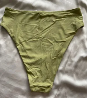 Aerie Women's Sage 90s High Cut Cheeky Bikini Bottom Sz M thumbnail 3
