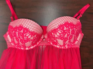 Victoria’s Secret Push Up Baby Doll Lingerie Size 34B thumbnail 2